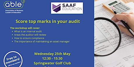 Score top marks on your next audit tickets