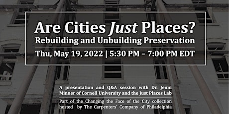 Are Cities Just Places? Rebuilding and Unbuilding Preservation tickets