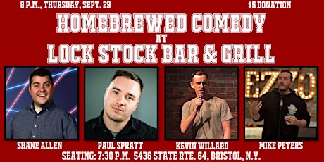 Homebrewed Comedy at Lock Stock Bar and Grill tickets