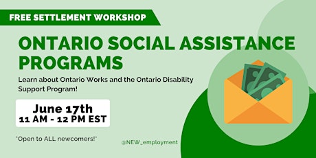 Ontario Social Assistance Programs primary image