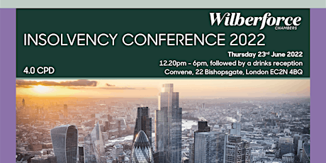 Wilberforce Insolvency Conference 2022 tickets