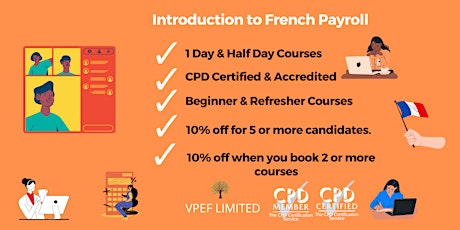 French Payroll Training -  Introduction to French Payroll tickets