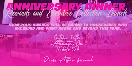 Anniversary Dinner, Rewards and exclusive launch
