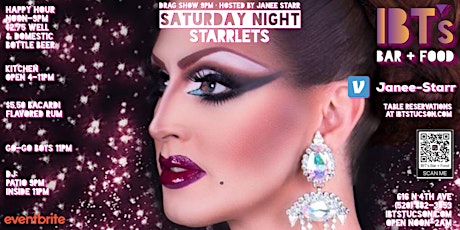 IBT’s Saturday Night Starrlets • Hosted by Janee Starr tickets
