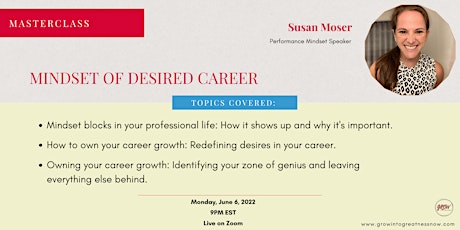 Mindset of Desired Career tickets