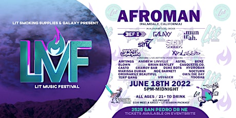 LMF: Lit Music Festival w/ Afroman + More tickets