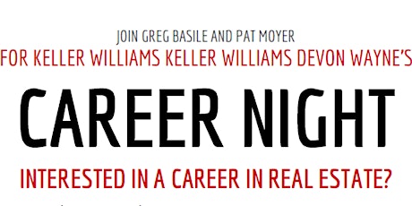 Keller Williams Devon Wayne Career Night tickets