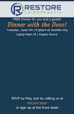Dinner with the Docs tickets