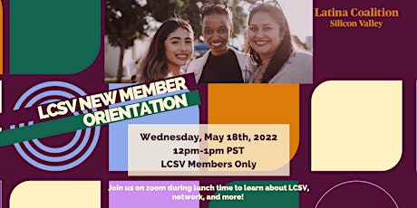 LCSV New Member Orientation primary image