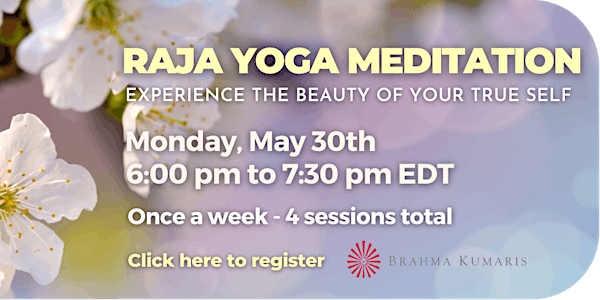 English - Introduction to Raja Yoga Meditation - Online Course (4 Weeks)