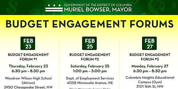 Budget Engagement Forum #2