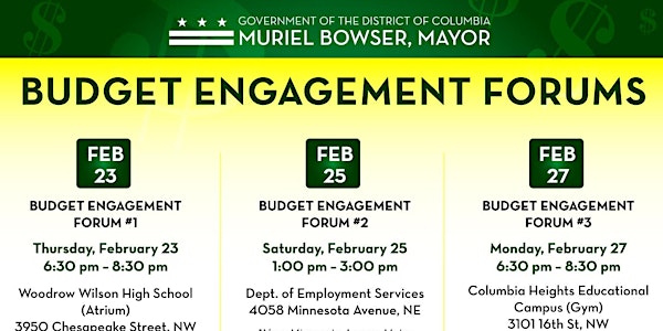 Budget Engagement Forum #3