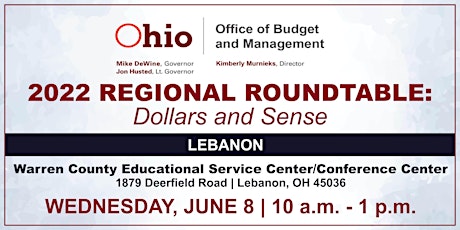2022 Regionals Roundtable - Dollars and Sense  (Lebanon) primary image