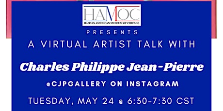 Artist Talk with Charles Philippe Jean-Pierre tickets