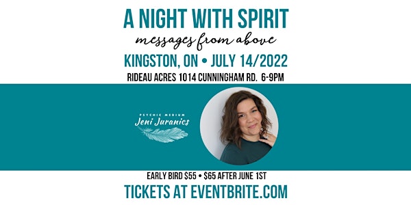 A Night with Spirit: Messages from Above with Psychic Medium Jeni Juranics