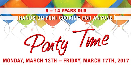 Hands on Fun ~ Cooking for Anyone ~ PARTY TIME! primary image