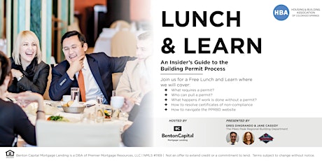 An Insider's Guide to the Building Permit Process - Lunch and Learn tickets