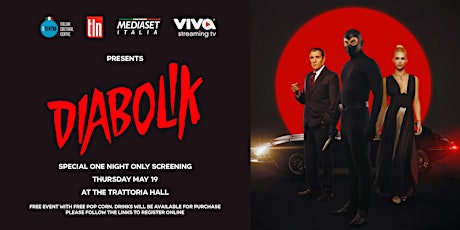 'Diabolik' Exclusive Pre-Screening Movie Premiere tickets