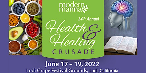 Modern Manna's 24th Annual Health & Healing Crusade (Attend for free)