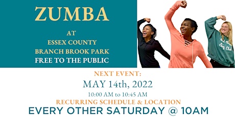 Zumba at Essex County Branch Brook Park tickets