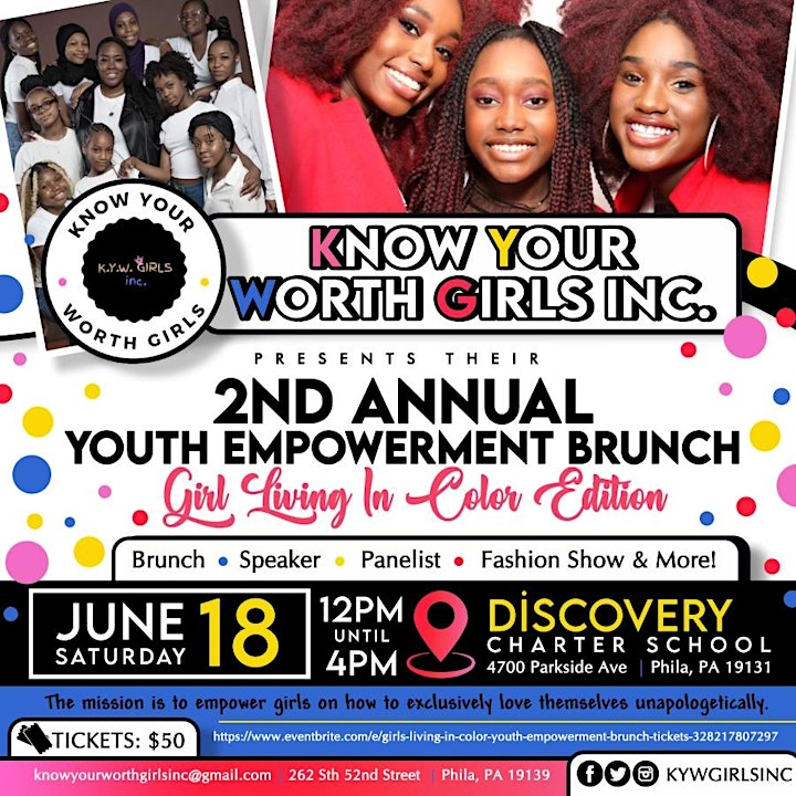 Girls Living In Color Youth Empowerment Brunch image