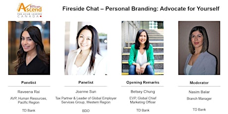 Fireside Chat – Personal Branding: Advocate for Yourself tickets