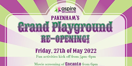Aspire Pakenham | Grand Playground Reopening tickets