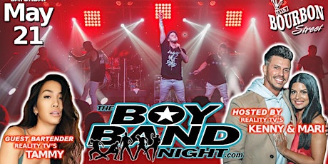 The Boy Band Night - May 21, 2022 - FRONT STAGE - 115 Bourbon Street tickets