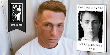 Colton Haynes presents & signs Miss Memory Lane: A Memoir