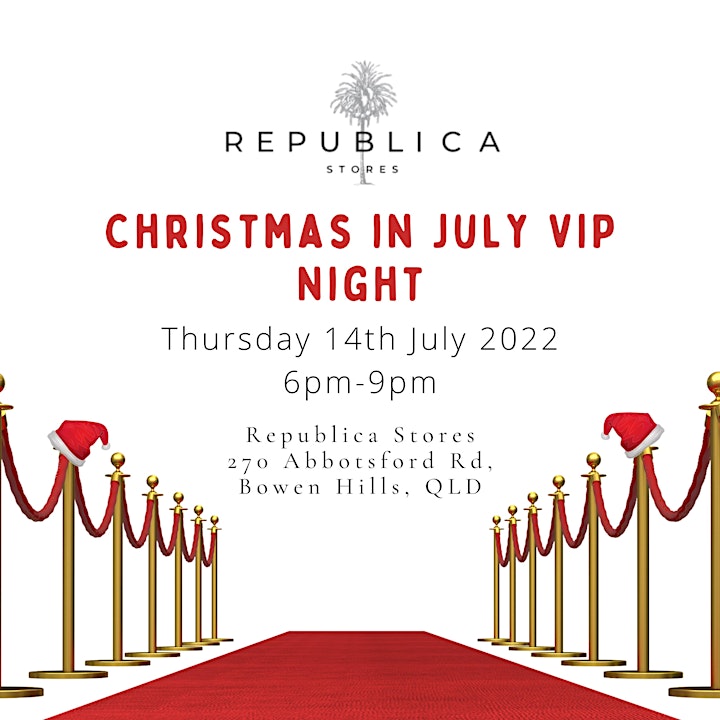 Christmas in July VIP Shopping Night image