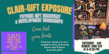 Clair-Gift-Exposure - Psychic Gift Discovery & Development Workshops tickets