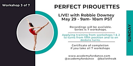 Pirouettes LIVE! Workshop 3 tickets