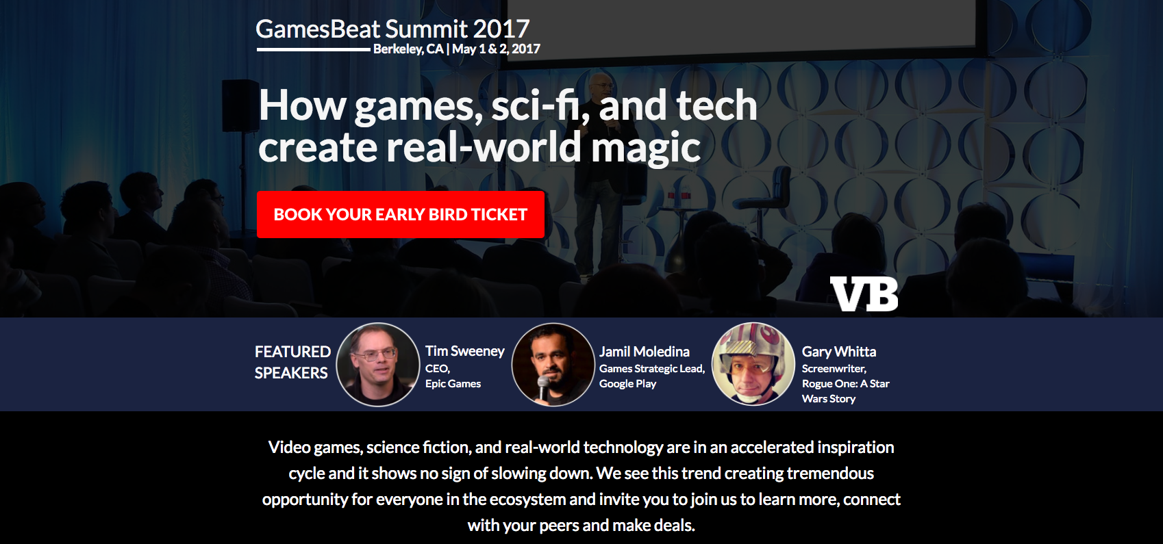 GamesBeat Summit 2017