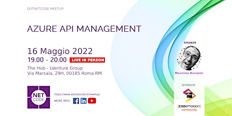 Meetup: Azure API Management biglietti