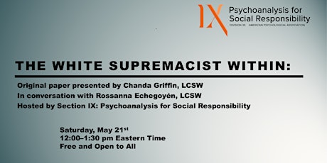 The White Supremacist Within: A Conversation with Chanda Griffin, LCSW tickets