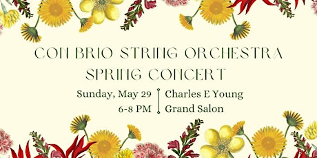 Con Brio String Orchestra Spring Concert tickets