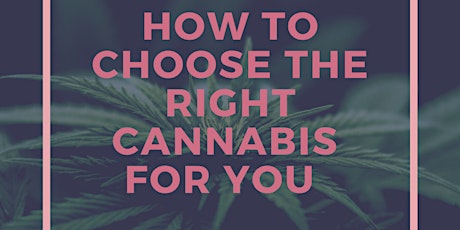 How to Choose the Right Cannabis For You- Speakeasy Women's Cannabis Club tickets