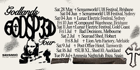 Godlands - GODSP33D Tour - Melbourne tickets
