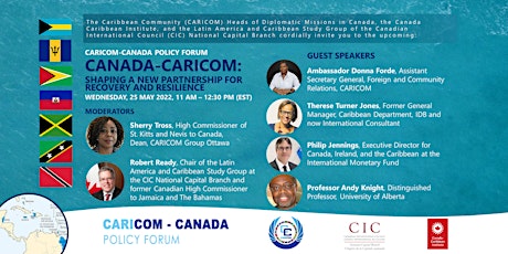 Canada-CARICOM: Shaping a New Partnership for Recovery and Resilience tickets