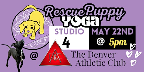 Rescue Puppy Yoga - The Denver Athletic Club tickets