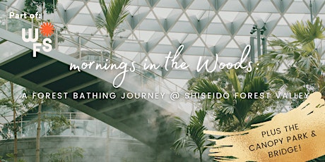 Mornings in the Woods: a forest bathing journey @ Shiseido Forest Valley tickets