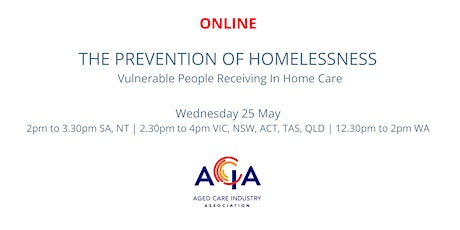 The Prevention of Homelessness   - ONLINE tickets