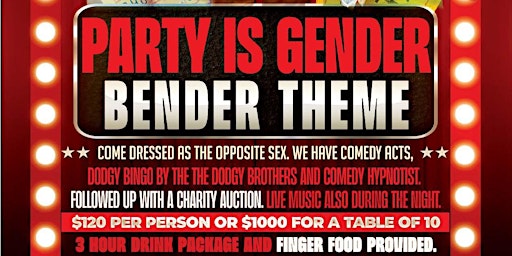 The Dodgy Brothers Present "The Gender Bender Party"