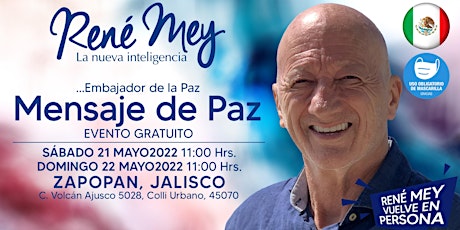 Imagen principal de MENSAJE DE PAZ EN ZAPOPAN JALISCO MÉXICO DOMINGO 22 DE MAYO