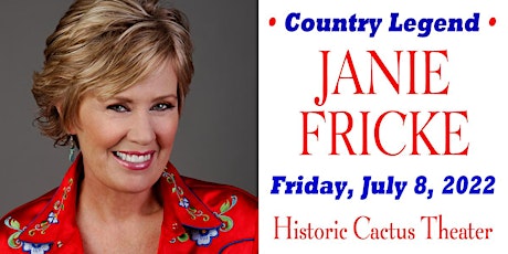 Janie Fricke - Certified Country Legend: 18 #1 Hits - Live at the Cactus! tickets