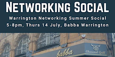Warrington Networking Summer Social by Colony & WBEx tickets