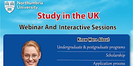 Study in UK  Webinar -  Northumbria University tickets