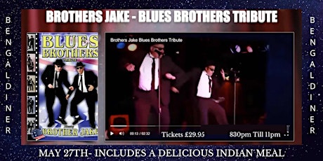 Blues Brothers Tribute and a Delicious Indian Meal tickets