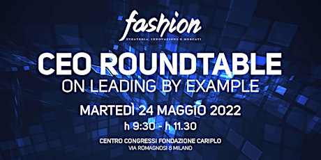 CEO Roundtable on Leading by Example biglietti