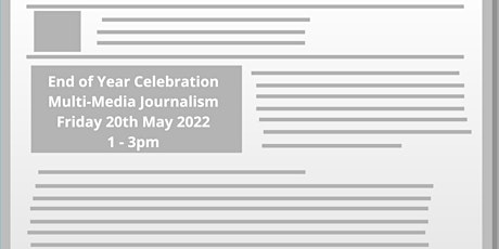 Multi-Media Journalism End of Year Celebration 2022 tickets